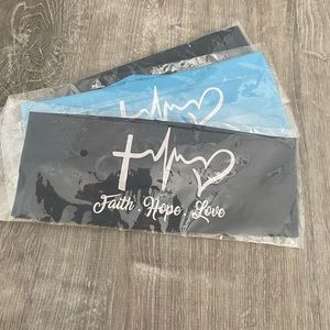 ✨ Headbands (Set of 3) with Mask Buttons ✨